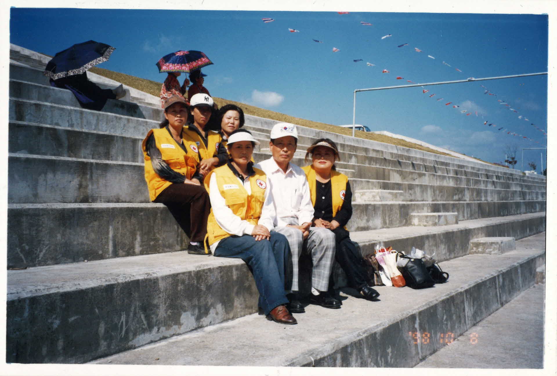 영주시 대한적십자 노인잔치 식사봉사 사진