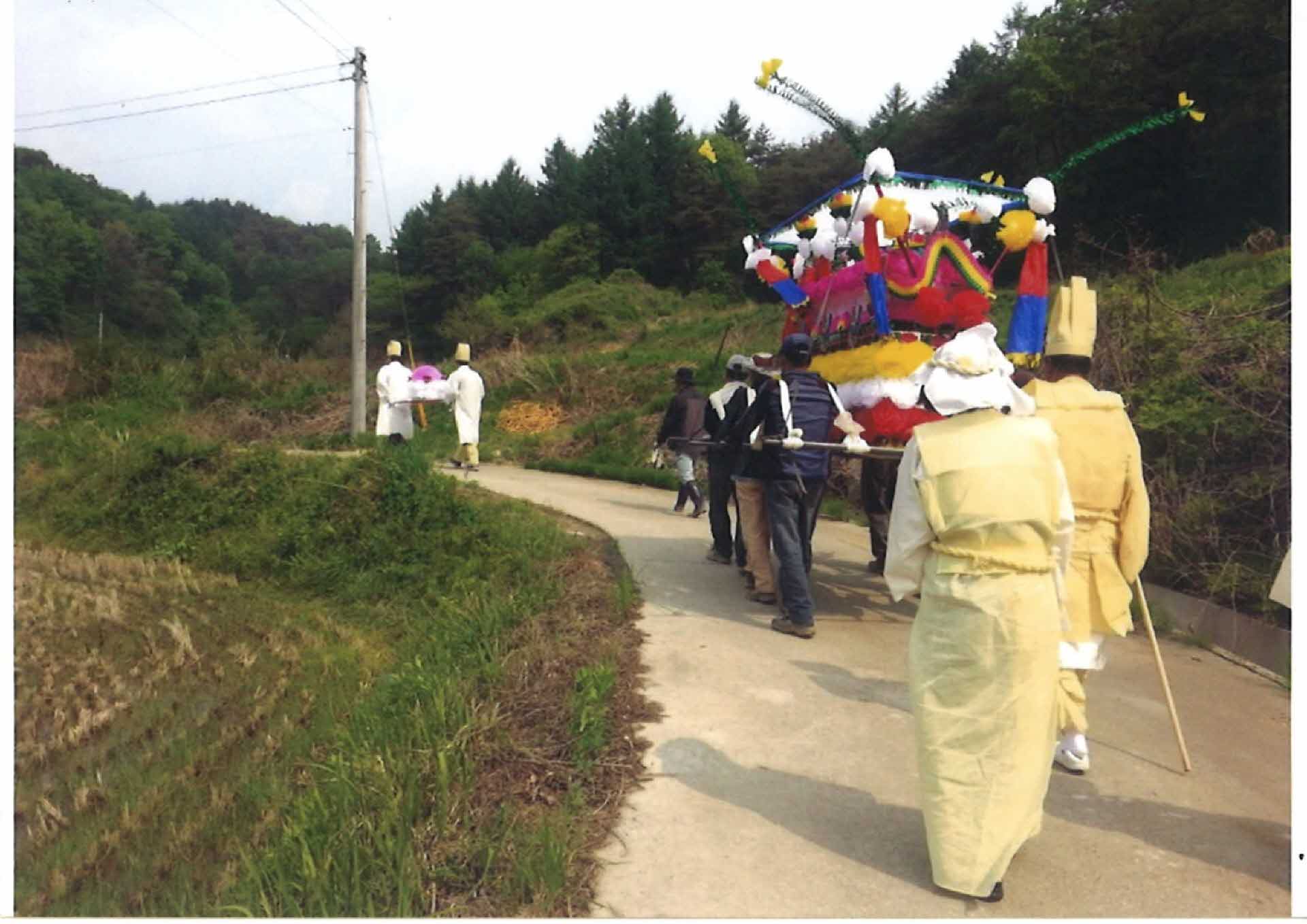 순흥향교 향교장 장례사진-운구1
