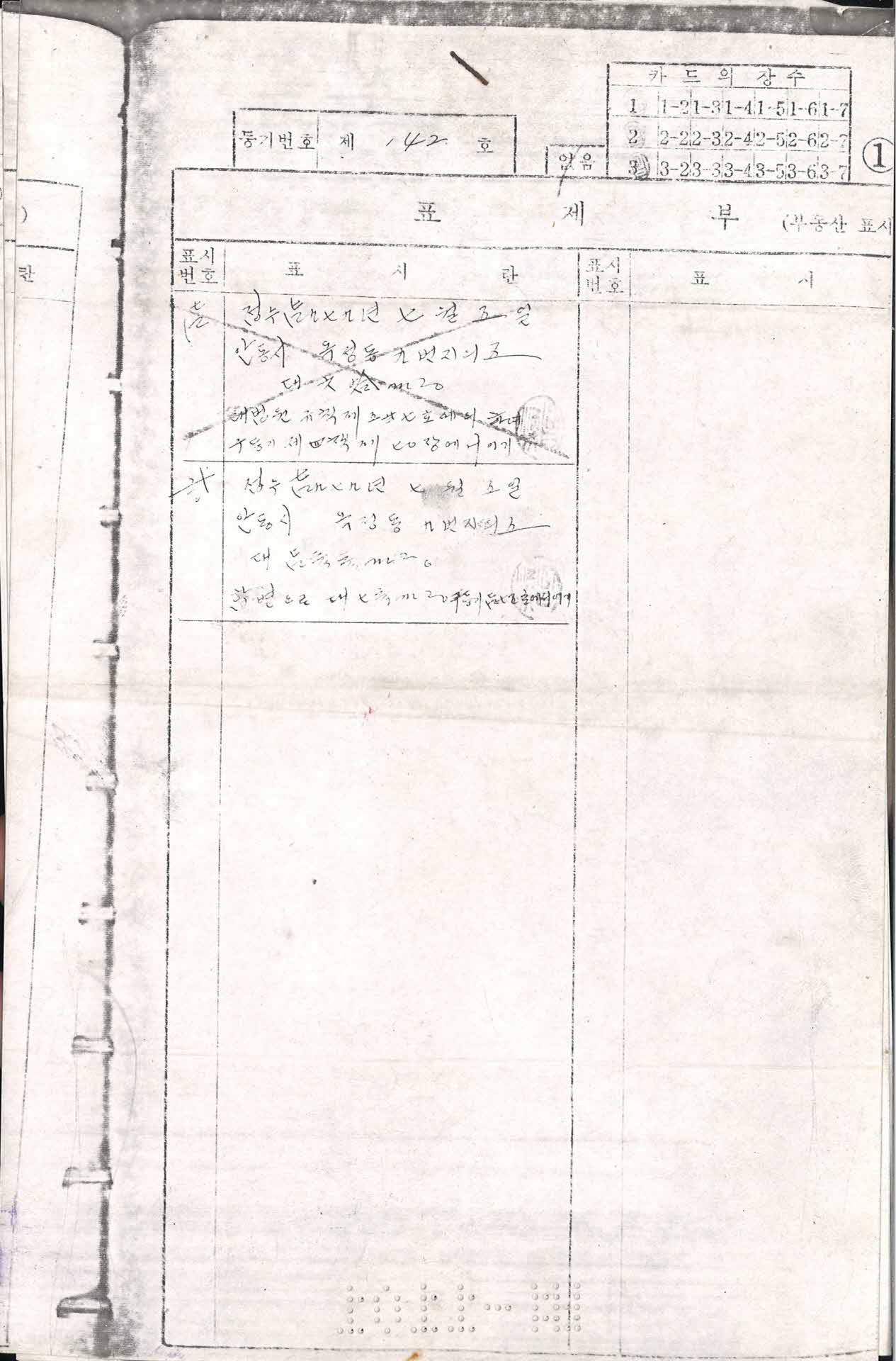 표제부(부동산표시)