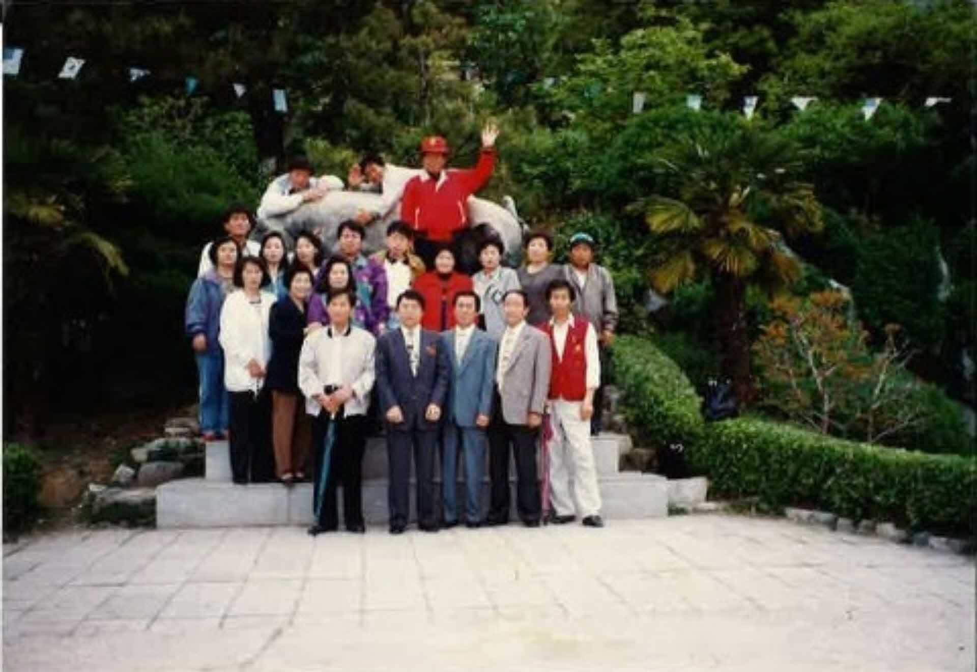 여행사진-단체, 입석배경