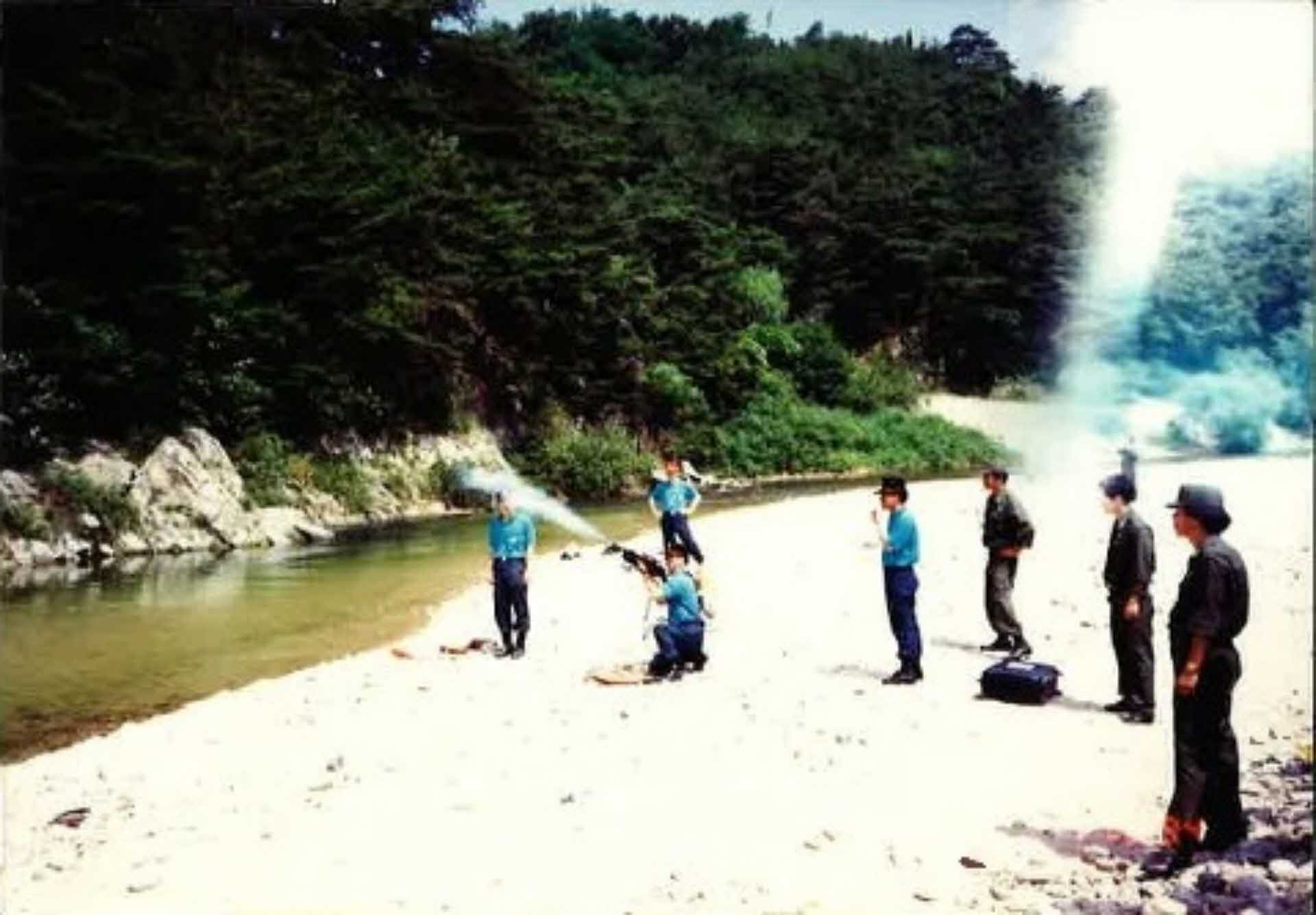 의용소방대-훈련