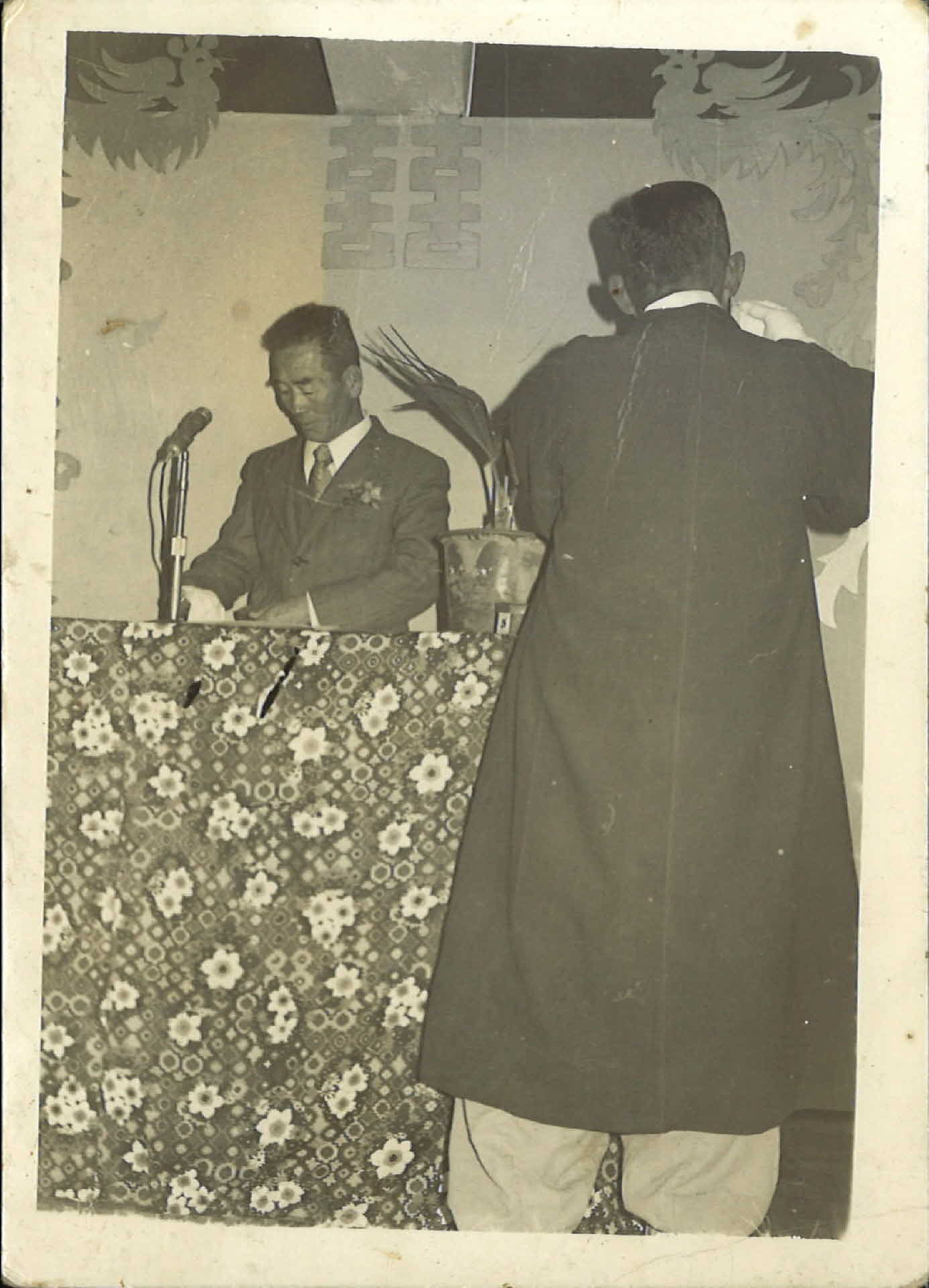 1970년대 결혼식 화촉 사진