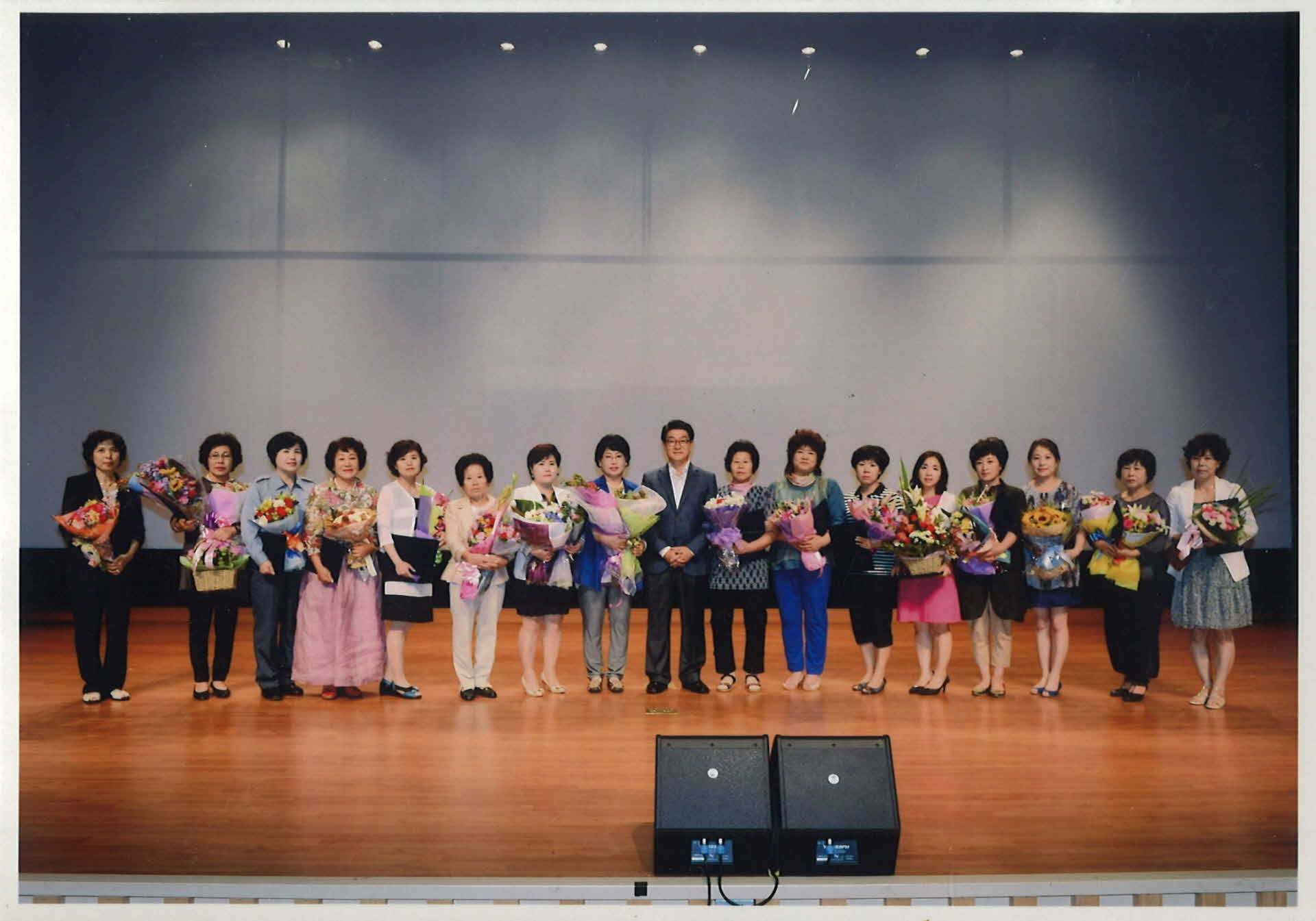 시장님과 단체 사진