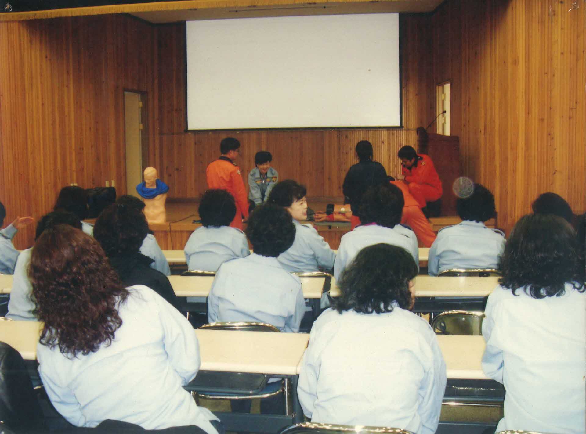 심폐소생술 강의 사진