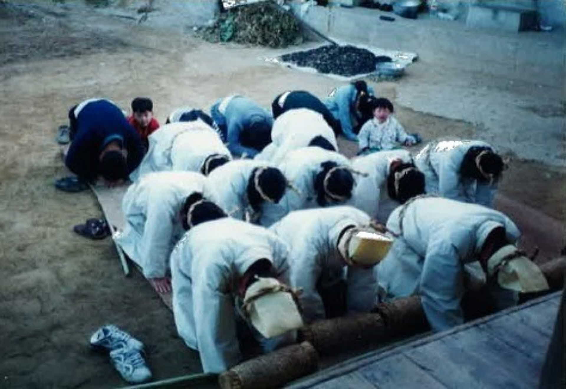 1993년 안동시 북후면 장례 사진