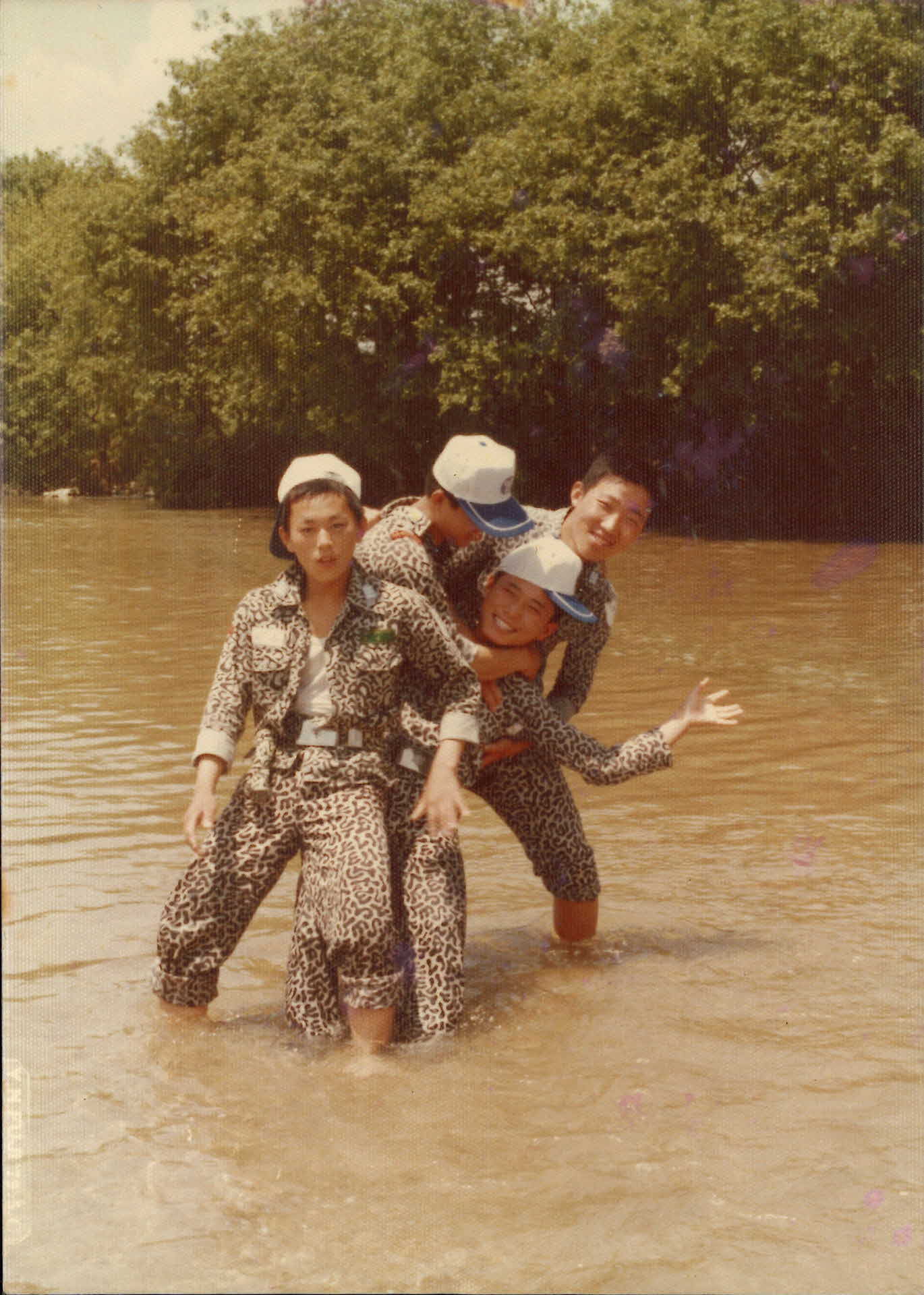 추억의 교련복 사진