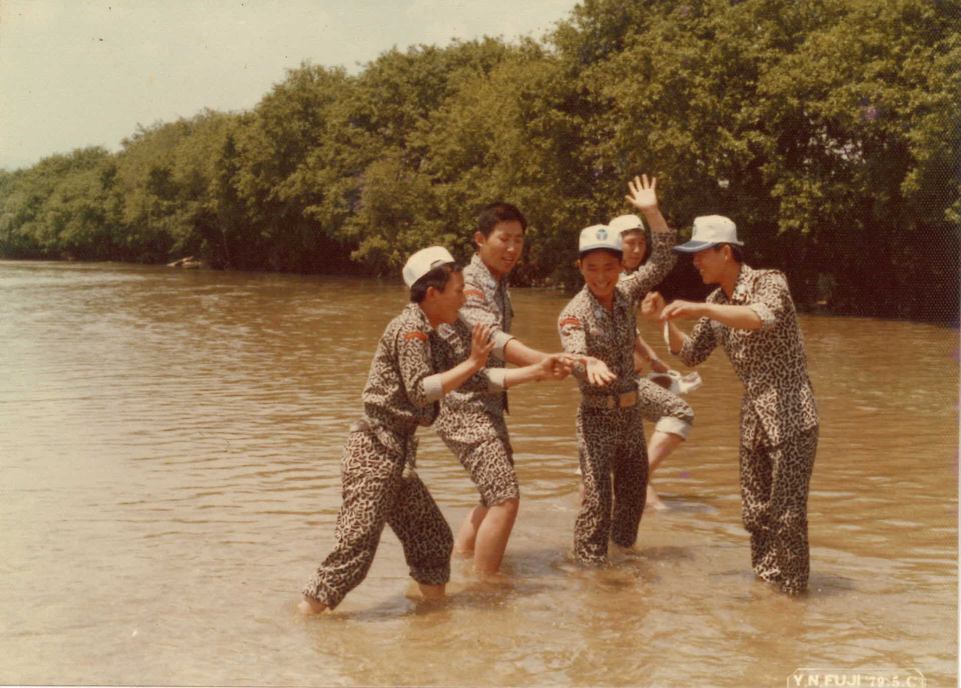 추억의 교련복 사진