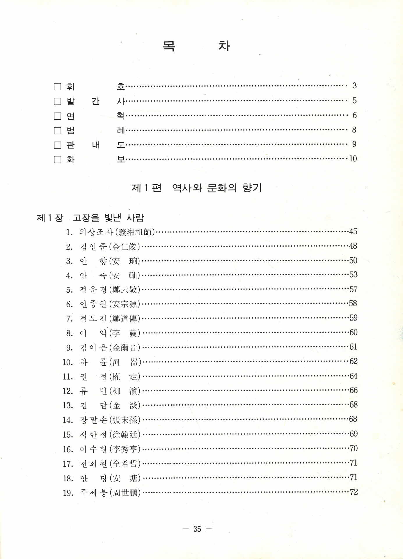 우리고장의 전통문화