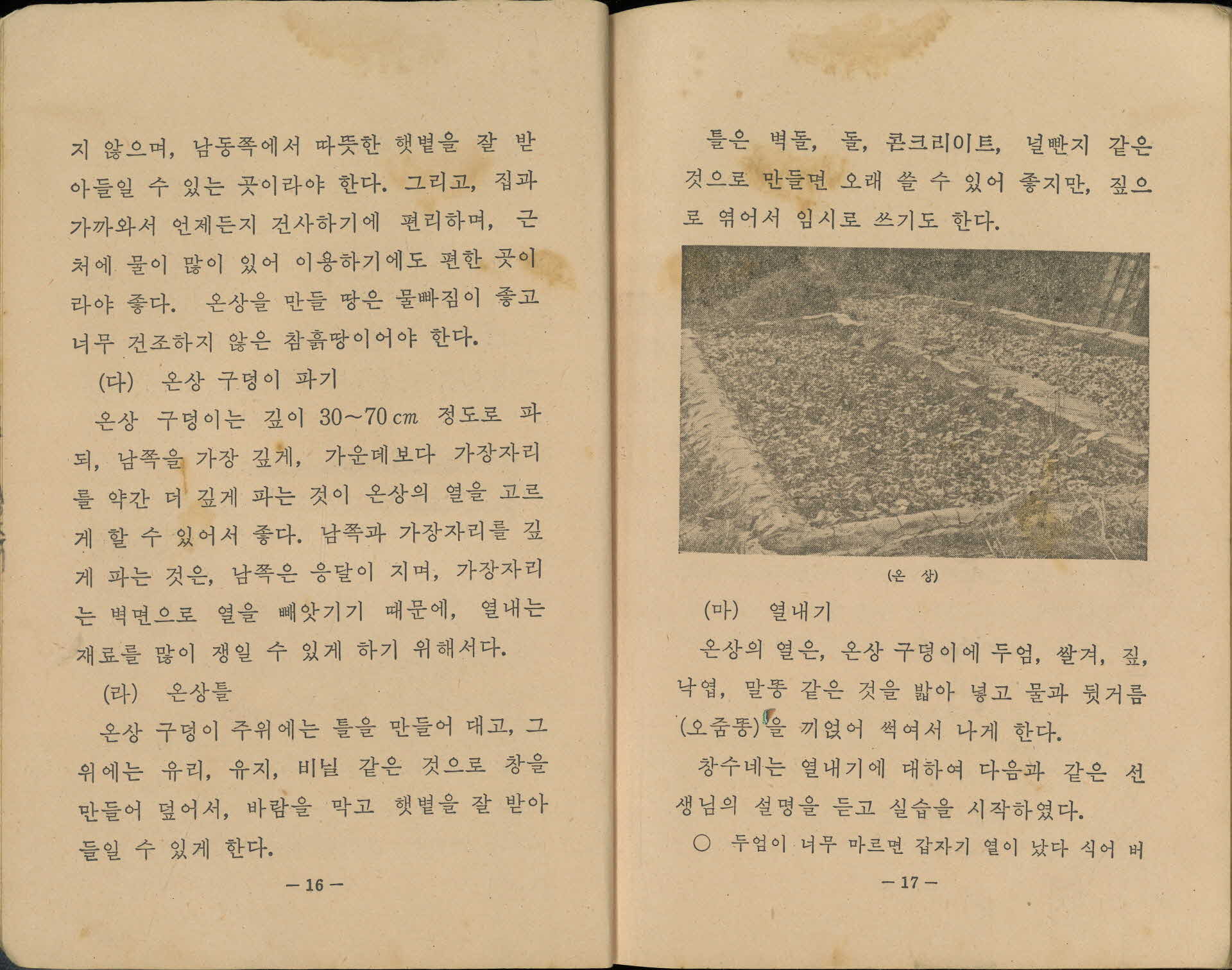 국민학교 6학년 『실과』 교과서