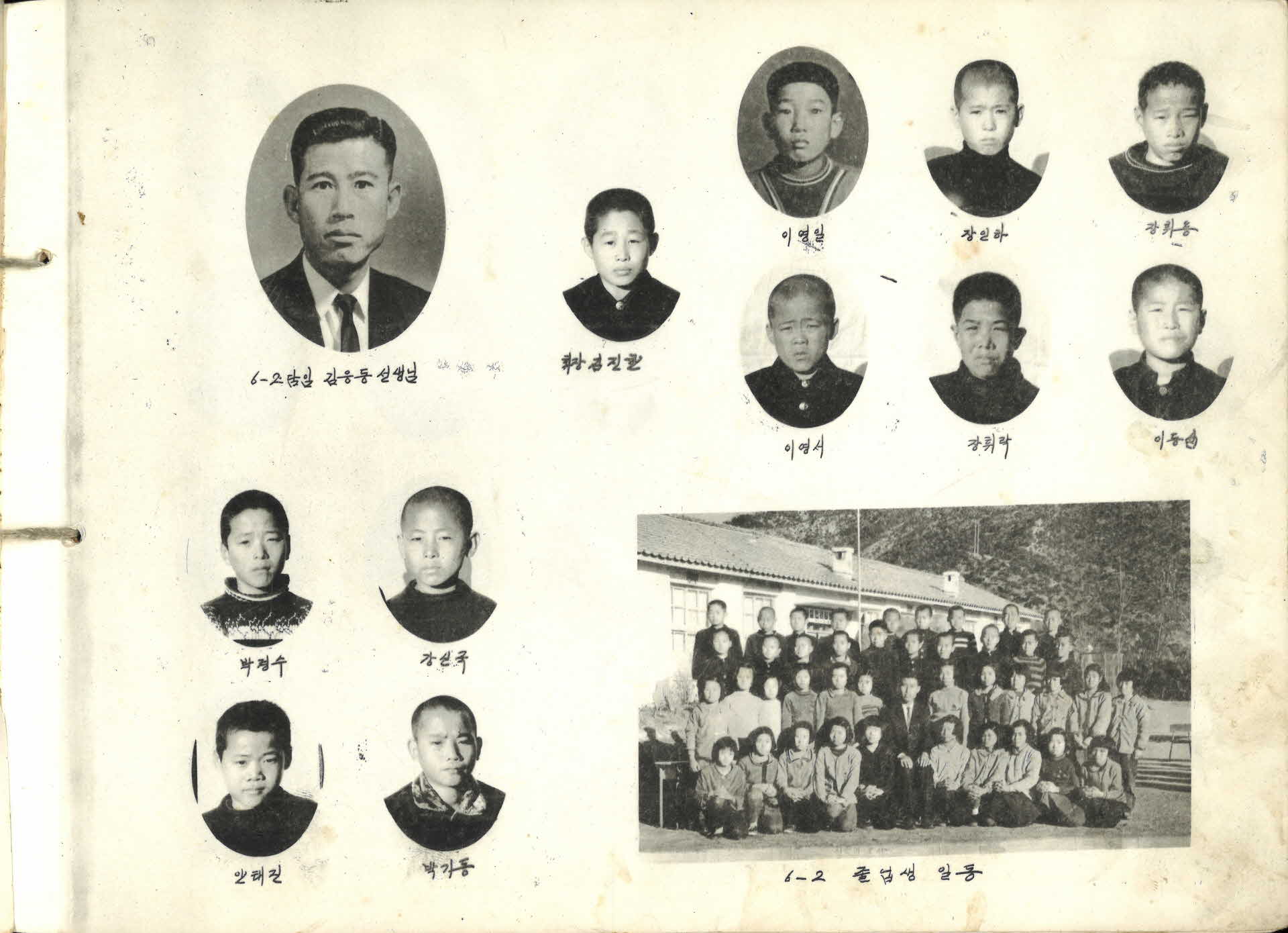 영주오운국민학교 제20회 졸업기념