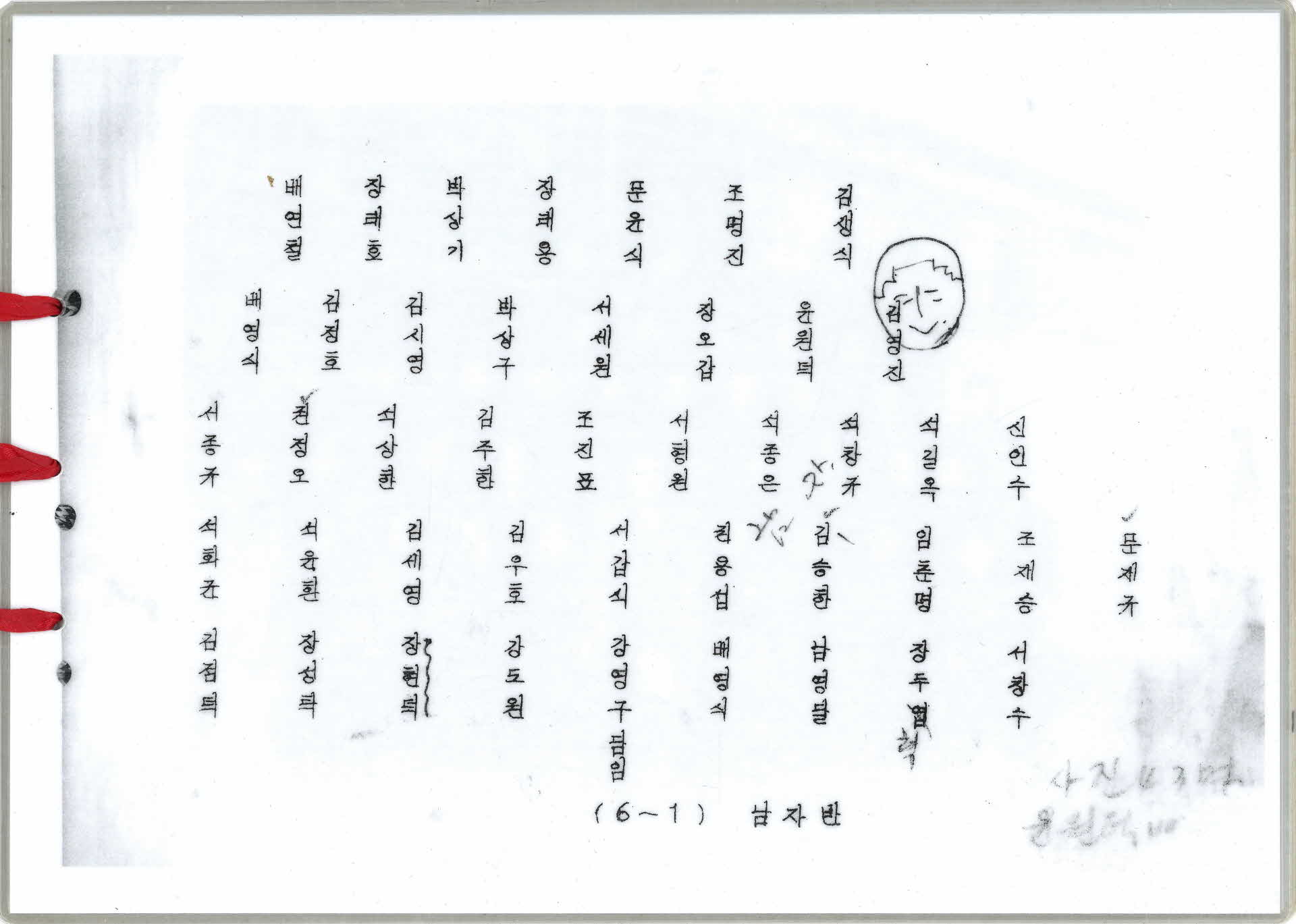 평은국민학교 제38회 졸업기념