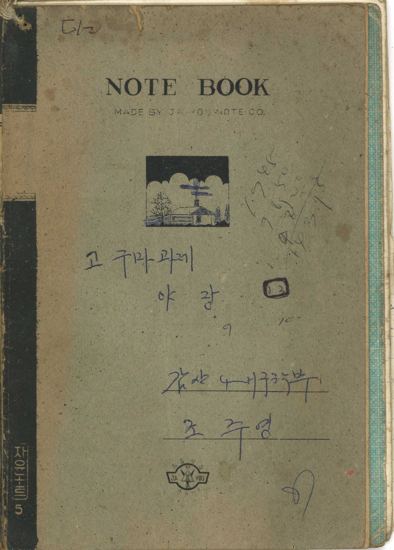 감산 4-H 구락부 고구마 과제 야장