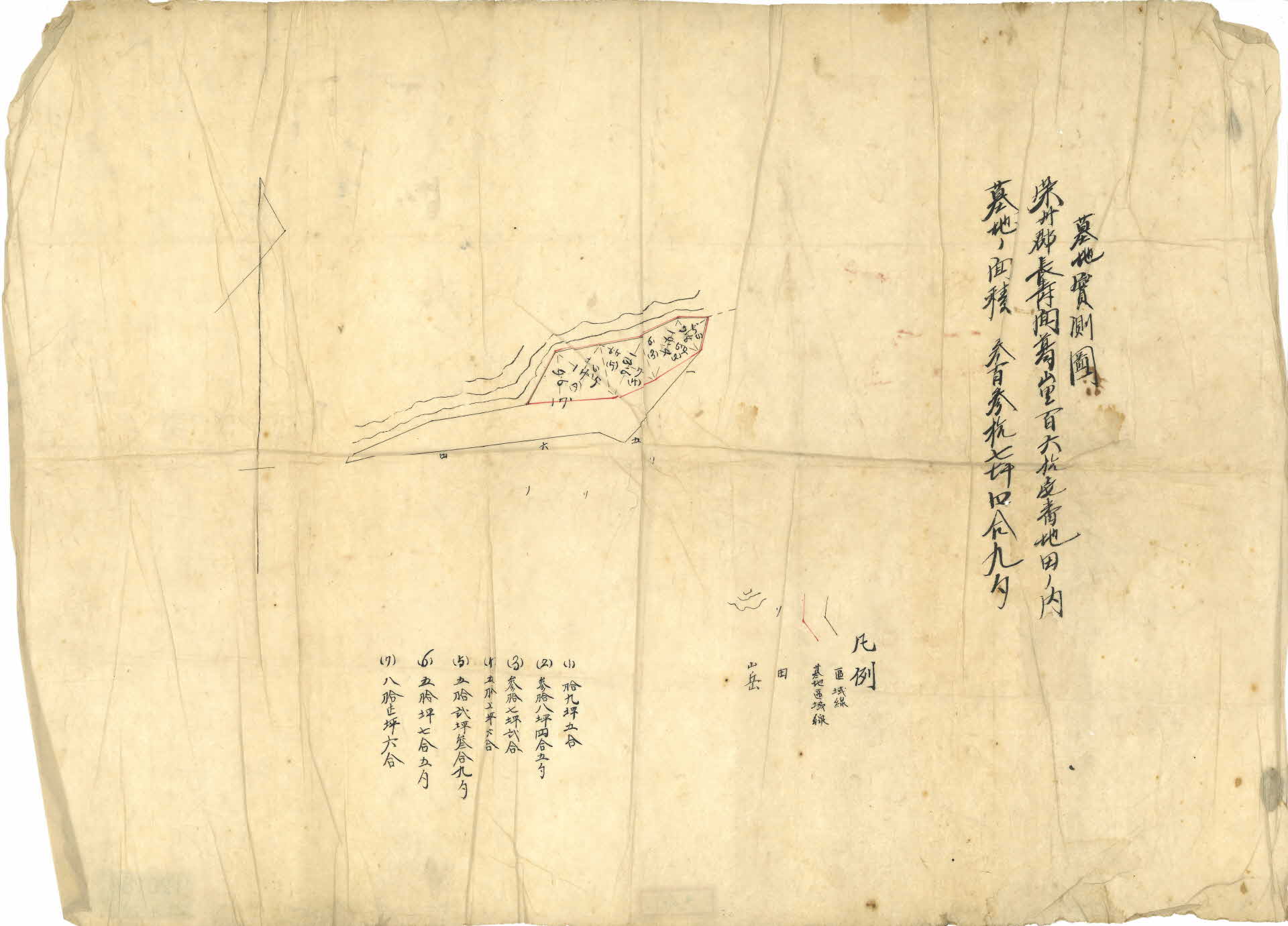 묘지실측도(墓地實測圖)