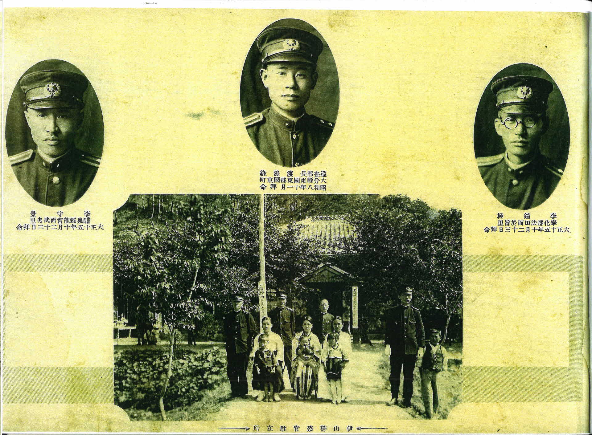 1937년 영주경찰서 기념사진첩