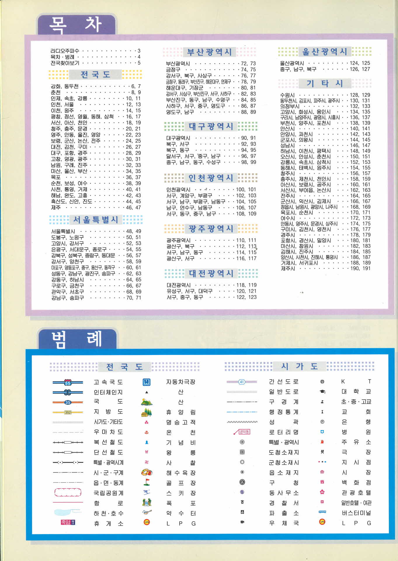 전국교통정보지도